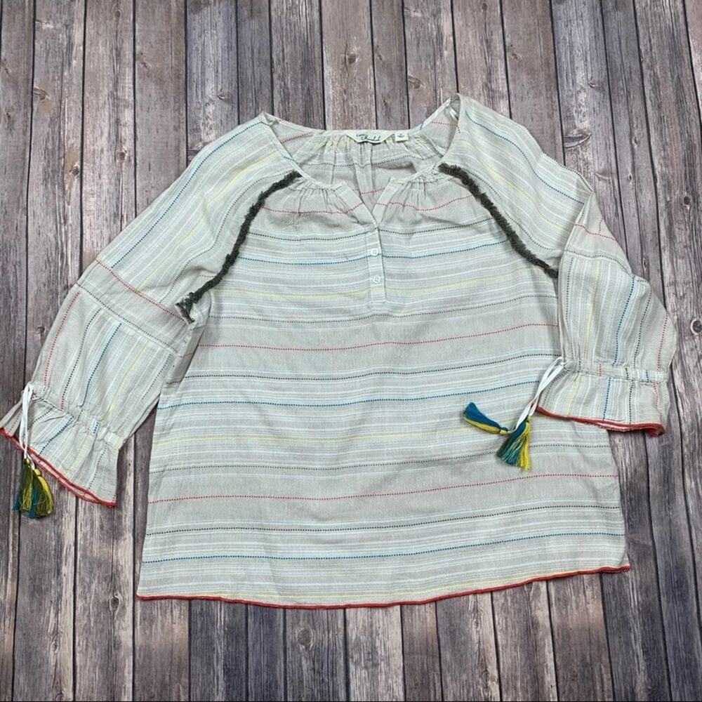 Marakesh Boho threaded tassel top